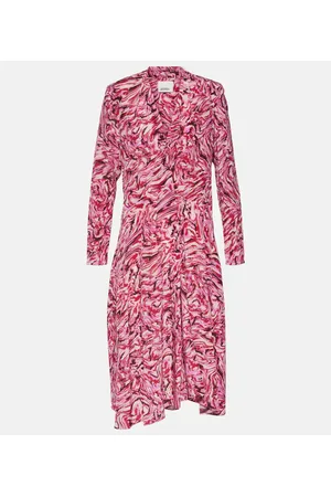 Isabel Marant Bedrucktes Midikleid Patel aus Seide