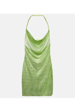 GIUSEPPE DI MORABITO Verziertes Minikleid aus Mesh