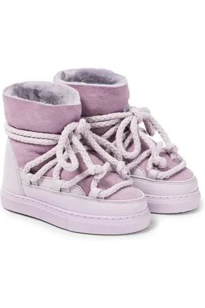 INUIKII Schneestiefel Classic aus Veloursleder mit Shearling