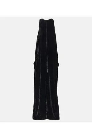 Rick Owens Jumpsuit Senza aus Samt