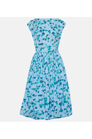 Marni Midikleid aus Baumwollpopeline