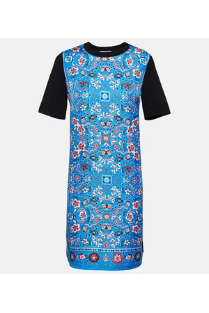Tory Burch Minikleid aus Seide und Wolle