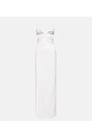 Nensi Dojaka Bridal Robe aus Crêpe