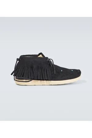 VISVIM Mokassins aus Veloursleder
