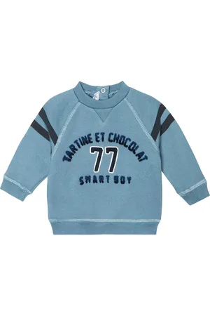Tartine Et Chocolat Baby Sweatshirt aus Baumwoll-Jersey