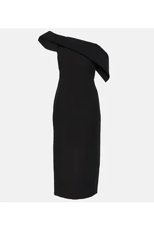 Roland Mouret Midikleid aus Wolle und Seide