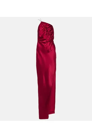 The Sei One-Shoulder-Robe aus Seide