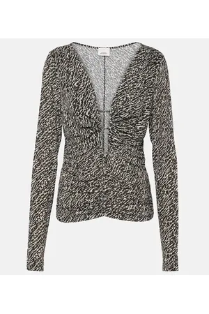 Isabel Marant Bedrucktes Top Laura aus Jersey