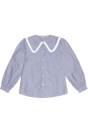 Il gufo Bluse aus Baumwolle