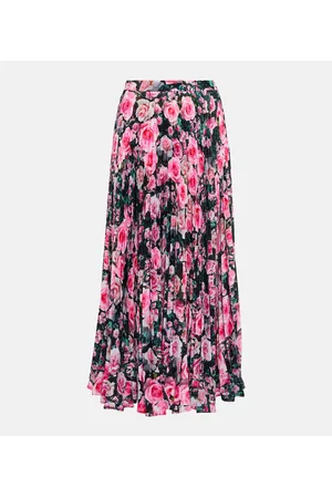 Christopher Kane Bedruckter High-Rise-Midirock