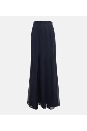 Max Mara Maxirock Nicia aus Leinen und Baumwolle