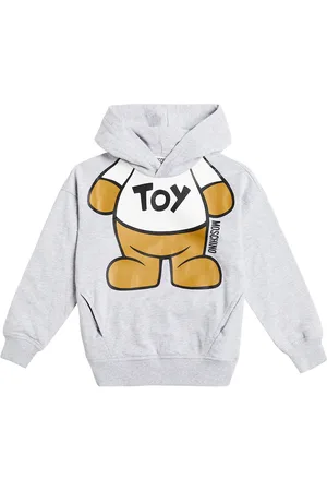 Moschino Hoodie Teddy Bear aus Baumwoll-Jersey