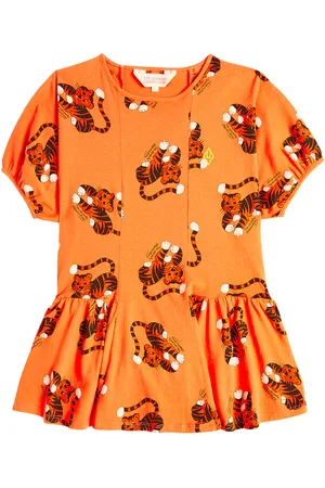 The Animals Observatory Kleid Walrus aus Baumwolle