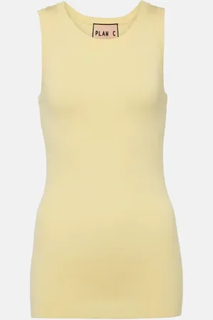 Plan C Top aus Baumwoll-Jersey