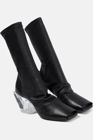 Rick Owens Ankle Boots Stretch aus Leder