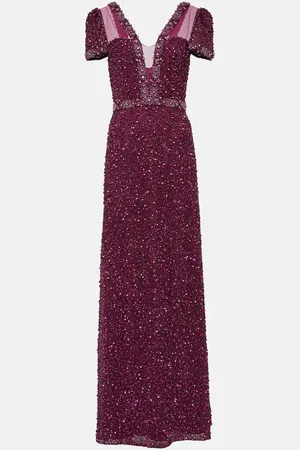 Jenny Packham Robe mit Pailletten