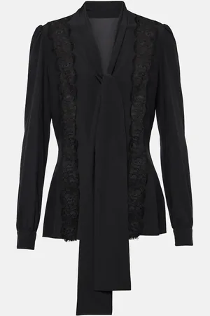 Dolce & Gabbana Schluppenbluse aus einem Seidengemisch