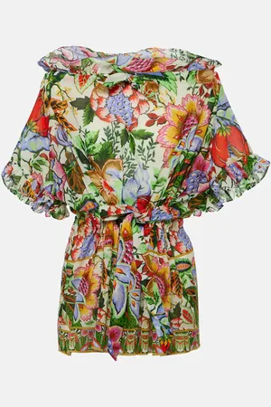 Etro Bedruckte Bluse aus Baumwolle