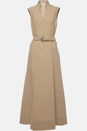 Brunello Cucinelli Maxikleid aus einem Baumwollgemisch