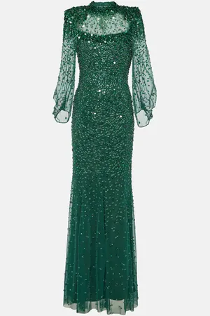 Jenny Packham Verzierte Robe aus Tüll