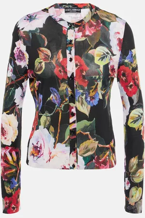 Dolce & Gabbana Bedruckter Cardigan aus Seide