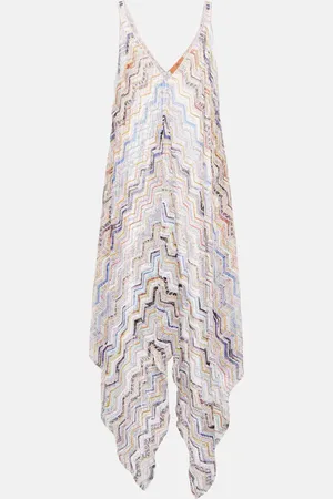 Missoni Midikleid aus Häkelstrick