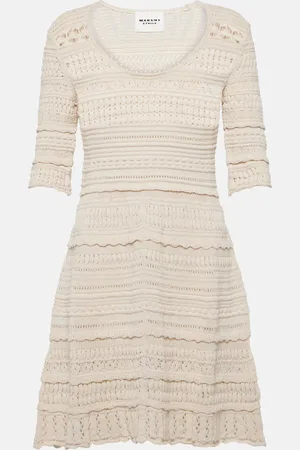 Marant Etoile Minikleid Jumi aus Häkelstrick