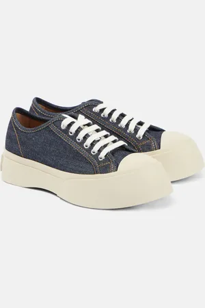 Marni Plateau-Sneakers aus Denim