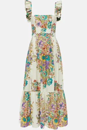 Etro Maxikleid aus Baumwollpopeline