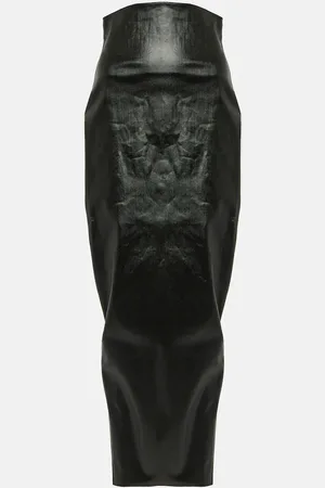 Rick Owens Maxirock aus einem Baumwollgemisch