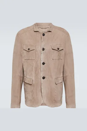 Giorgio Armani Jacke aus Veloursleder