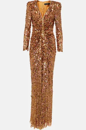 Jenny Packham Robe mit Pailletten