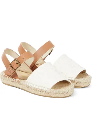 BONPOINT Espadrille-Sandalen Fava mit Leder