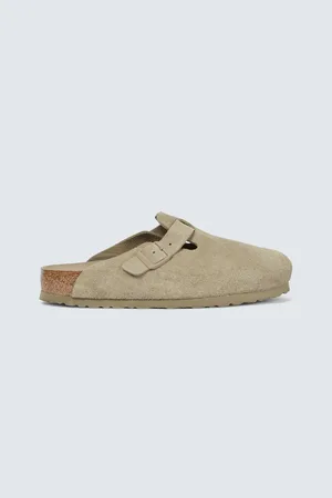 Birkenstock Slippers Boston SFB aus Veloursleder