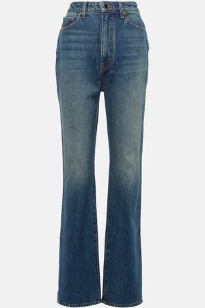Khaite High-Rise Straight Jeans Danielle