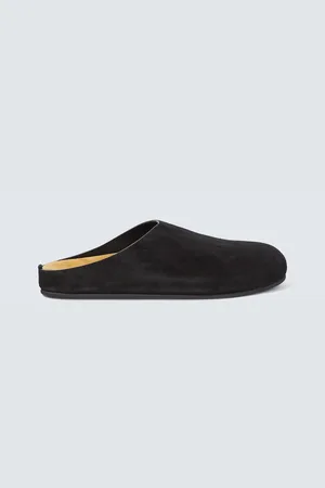 The Row Slippers Hugo aus Veloursleder