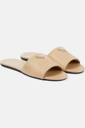 Prada Pantoletten aus Leder