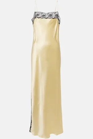 SIR Slipdress Aries aus Seide mit Spitze