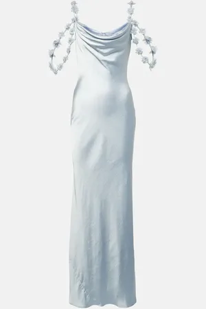 Self-Portrait Bridal Robe aus Satin