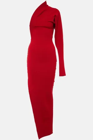Rick Owens One-Shoulder-Maxikleid
