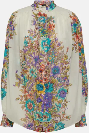 Etro Bedruckte Bluse aus Baumwolle