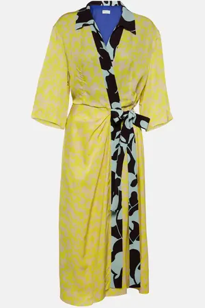 DRIES VAN NOTEN Bedrucktes Midikleid