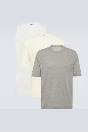 Jil Sander Set aus Top und zwei T-Shirts aus Baumwolle