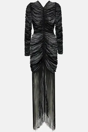 Khaite Maxikleid Guisa aus einem Seidengemisch