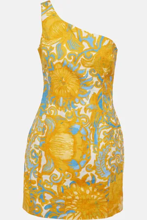 La DoubleJ Minikleid Bold Shoulder aus Baumwolle