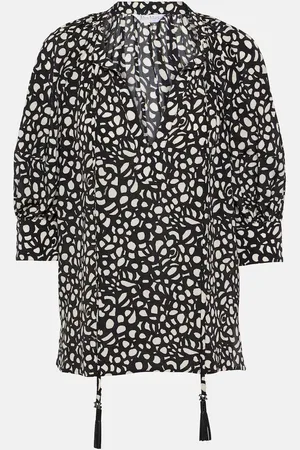 Max Mara Bedruckte Bluse Emy aus Seiden-Twill