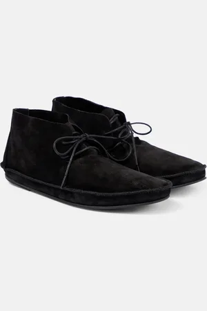The Row Ankle Boots Tyler aus Veloursleder