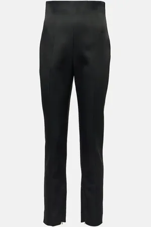 Khaite Schmale Hose Lenn aus Satin