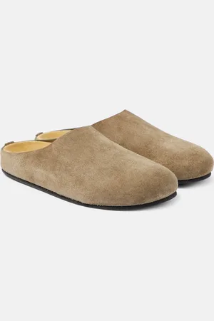 The Row Slippers Hugo aus Veloursleder