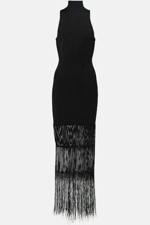 Khaite Maxikleid Zare aus Rippstrick